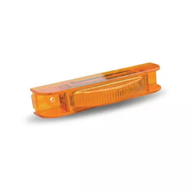0.75 X 4 Inch Amber LED Thin Line Marker Light W/ 7 Diodes