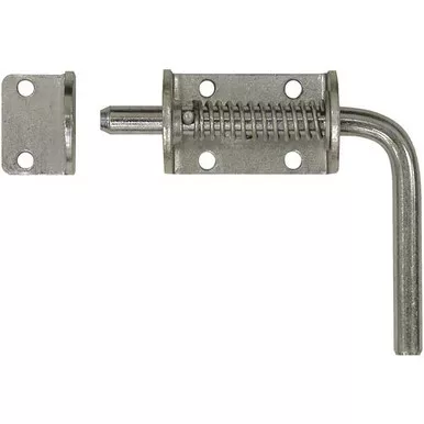 1/2 Inch Zinc-Plated Carbon Steel Spring Latch Assembly With Keeper