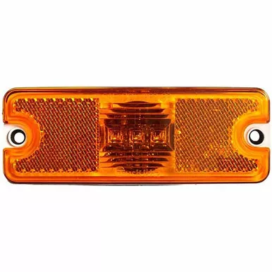 1.63 X 4.5 Inch Clearance Marker Light - Amber LED / Amber Lens
