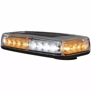11 Inch Rectangular Multi-Mount Amber/Clear 24 Diode LED Mini Light Bar