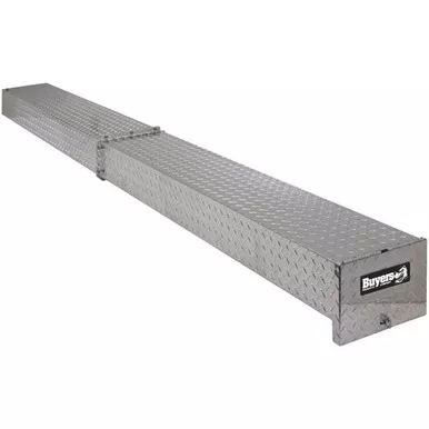 11 X 6 X 121 Inch Diamond Plate Aluminum Conduit Carrier Installs On Ladder Rack