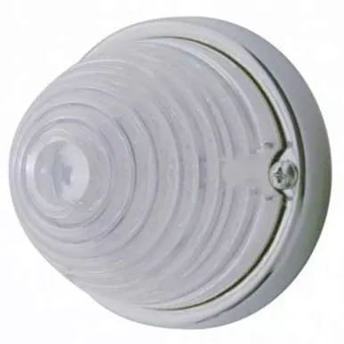 17 LED Beehive Cab Light W/ Flush Mount Kit - Amber LED / Clear Lens
