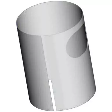 19.375 Inch Stainless Steel Air Cleaner Wrap For Peterbilt, Kenworth W/ 15 Inch Donaldson