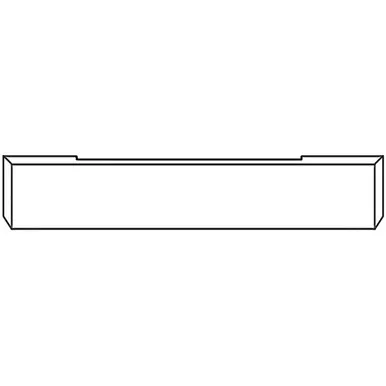 20 Inch Chrome American Eagle Blind Mount Bumper For Kenworth K100