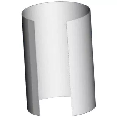 21.875 Inch Stainless Steel Air Cleaner Wrap For Peterbilt, Kenworth W/ 15 Inch Vortox