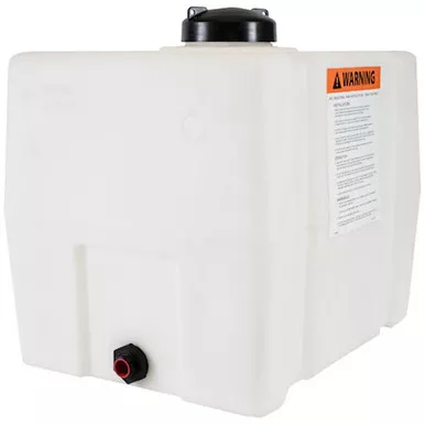 30 Gallon 24 X 19 X 22 Inch Square Polyethylene Portable Storage Solution For Non-Flammable Liquids