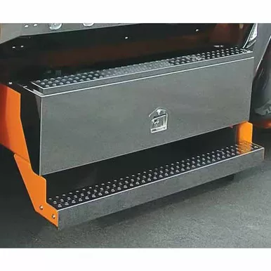 48.5 Inch SS Battery / Tool Box Top & Door With Latch For Western Star Constellation