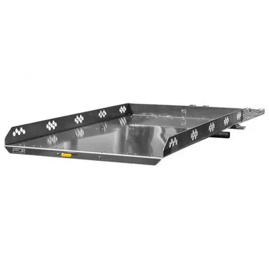 49 X 5 X 95.25 Inch Aluminum Truck Slide W/ Galvanized Steel Tracks For Service Body - 2000 Lb. Capacity