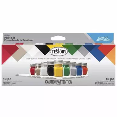 Auto Detail Acrylic Paint Set - 9 Color