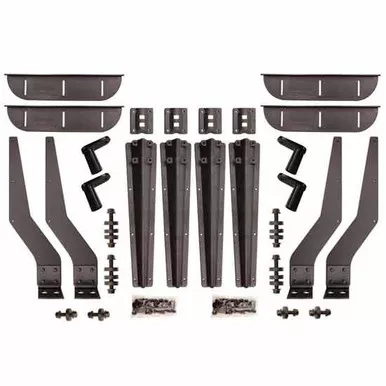 Black Poly Bolt-On Fender Bracket Kit For Tri-Axle Minimizer 1554 Series - Kit