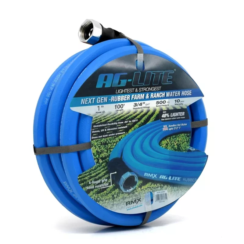 BluBird AG-Lite Rubber Water Hose Assembly 1" x 100' ALONE100