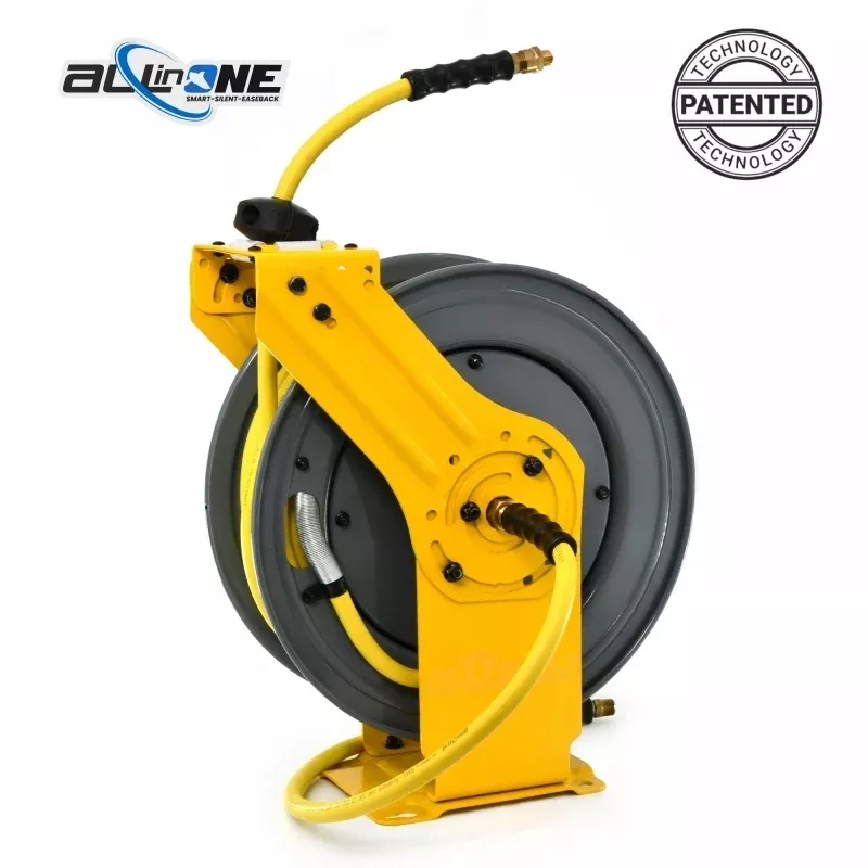 BluBird OilShield Dual-Arm Air Hose Reel All-In-One 1/2" x 50' OSRDA1250-AIO