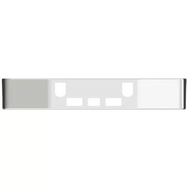 Chrome 14 Inch Bumper W/ Tow, Step & Vent Holes For Mack CH Models SBA