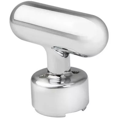 Chrome T-Shaped Gearshift Knob With Top Adapter For 13/15/18 Speed Eaton-Fuller