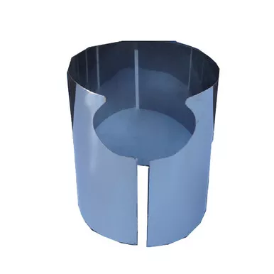 CSM SS 15-Inch Air Cleaner Wrap With Oval Hole For Kenworth & Peterbilt