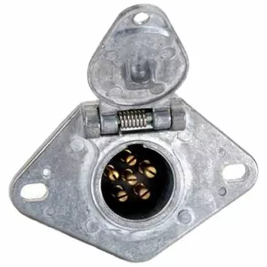 Diecast Trailer Receptacle With Flap & Split