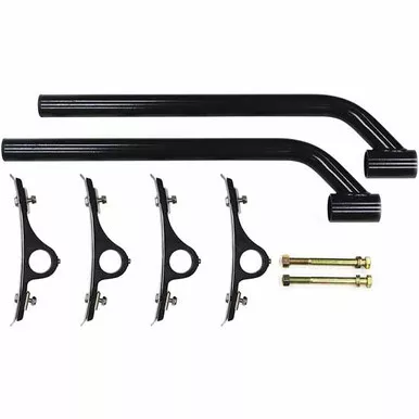 Fender Mounting Kit, Black Powder-Coated Carbon Steel