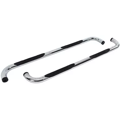 Go Rhino 4000 Series Chrome Side Steps & Mounting Brackets For Nissan Titan W/ 4 Doors & Extended Cab