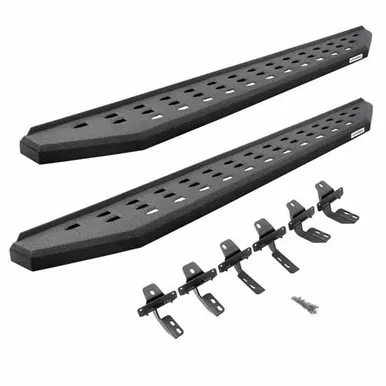 Go Rhino Black RB20 Running Boards W/ Mounting Brackets For Toyota 4Runner SR5 Sport Utility