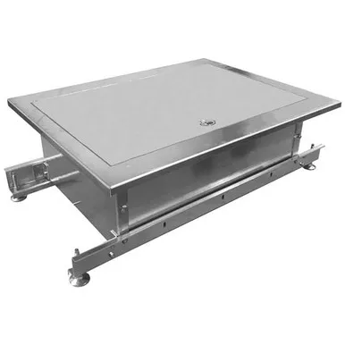 Iowa Customs Aluminum 14 X 22 Inch Slide-In Rail Recessed Storage Box Deck Plate