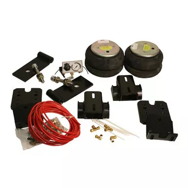 Load-Share Front Axle Air Ride Kit W/ Shock Brackets For Round U-Bolts