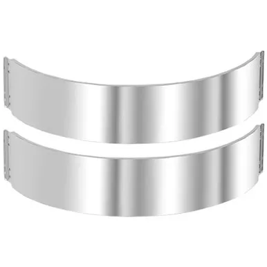 Minimizer Blank Fuel Tank Strap Covers For Peterbilt And Kenworth