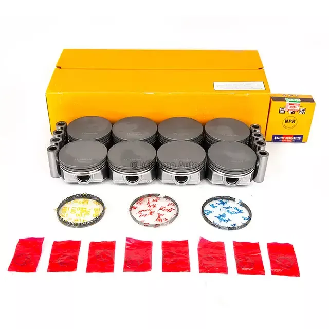 NPR Flat Top Pistons w/ Rings fit 04-09 Chevrolet GM Cadillac 4.8L 5.3L LS2 LS3