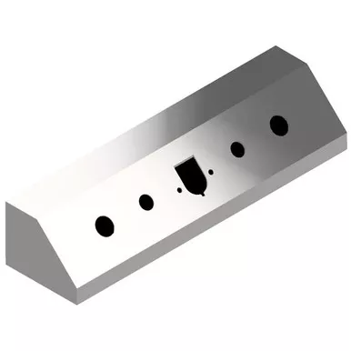Paintable Stainless On-Top Air Line Box Sectionalized Deck Plate W/ Trailer Air, 7-Way, Hydraulic Hookups