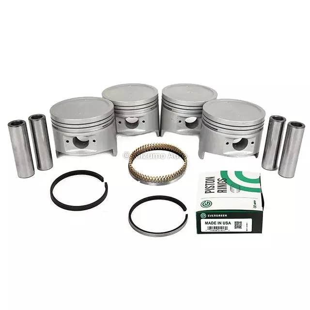 Pistons w/ Rings fit 88-92 Isuzu Amigo Pickup Rodeo Trooper 2.6L 4ZE1