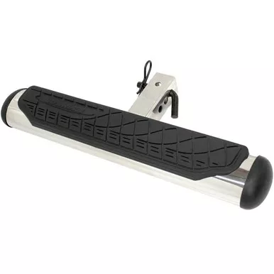 Polished Stainless Steel Universal 24 Inch Oval Hitch Step