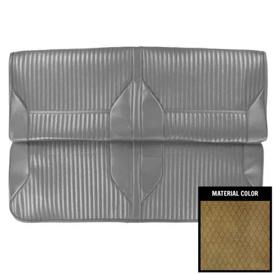 PUI Interiors 1969 Cutlass Holiday/"S"/442 Convertible Mustard Gold Rear Bench Seat Cover - (69CS06V)