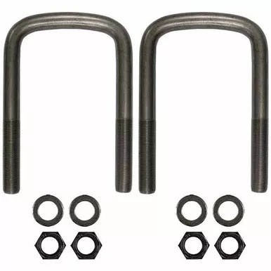 Semi-Round U-Bolt Kit 3/4 X 4 X 7.25 Inch Replaces 453884C1 For International ProStar