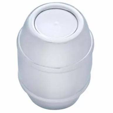 Small Chrome Aluminum Keg Dash Knob - Hex Screw