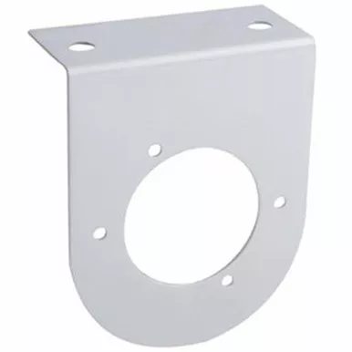 Stainless Steel L Shaped Light Bracket With 3 Inch Cutout