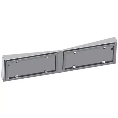 Stainless Steel License Plate Holder For 2 Tags Replaces WBPWSS328 For Western Star 5700XE