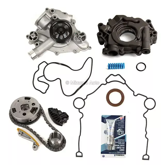 Timing Chain Kit Gear Water High Pressure Oil Pump Fit 09-10 Dodge Chrysler 5.7