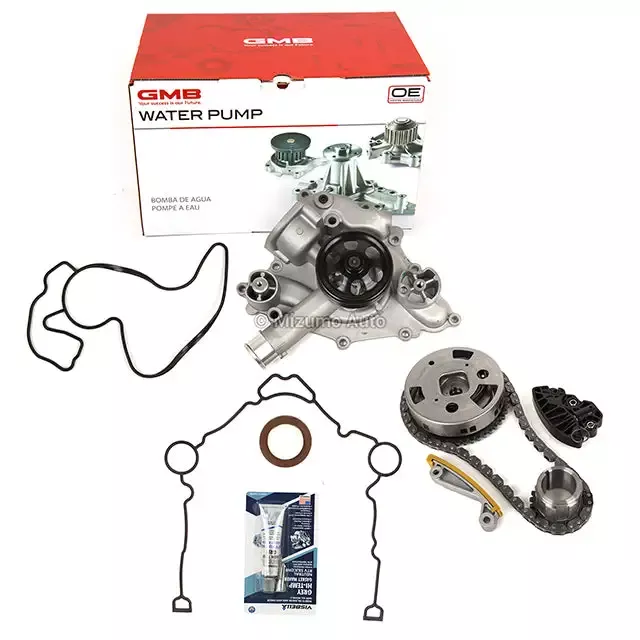 Timing Chain Kit VVT Gear GMB Water Pump Gasket Fit 09-10 Dodge Chrysler 5.7L