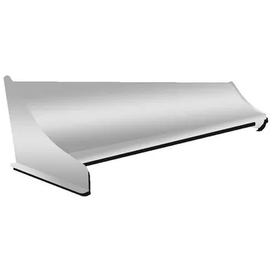 Whale Tail 70 X 19 Inch Stainless Steel For Curved Roof