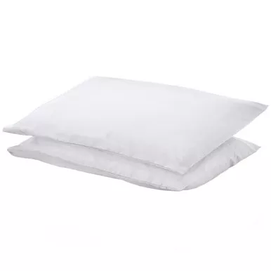 White Microfiber Pillow Cases, 20 X 30 Inch - Set Of 2